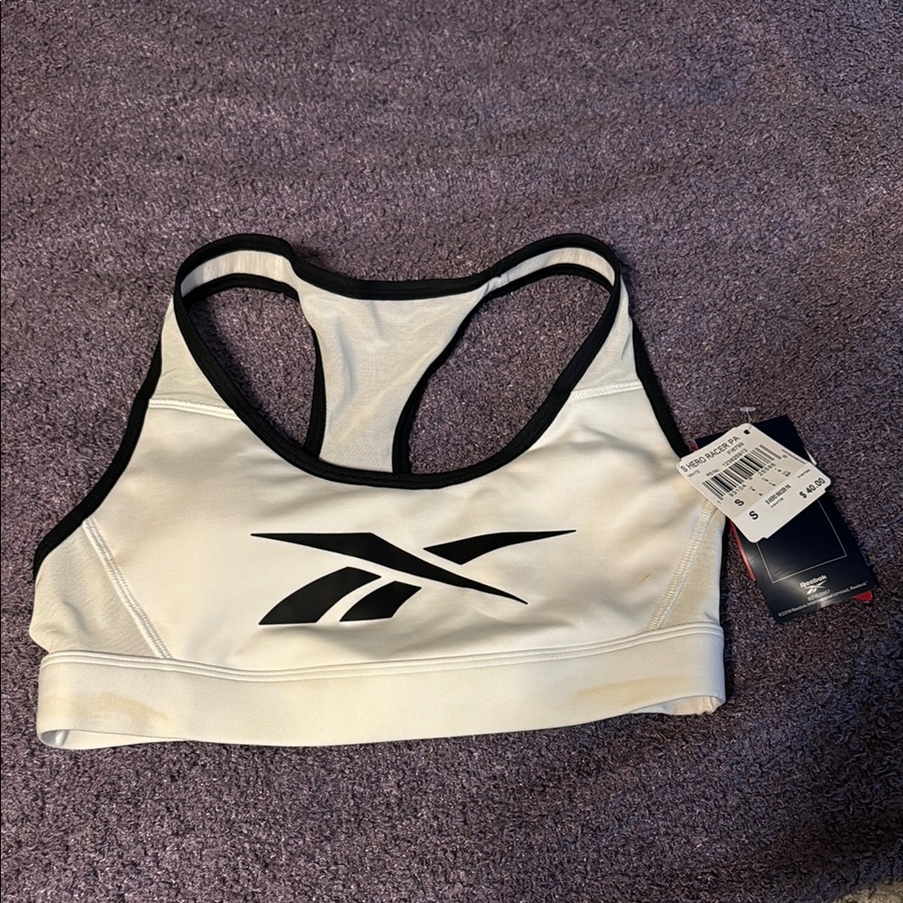 Reebok Women's White Sports Bra